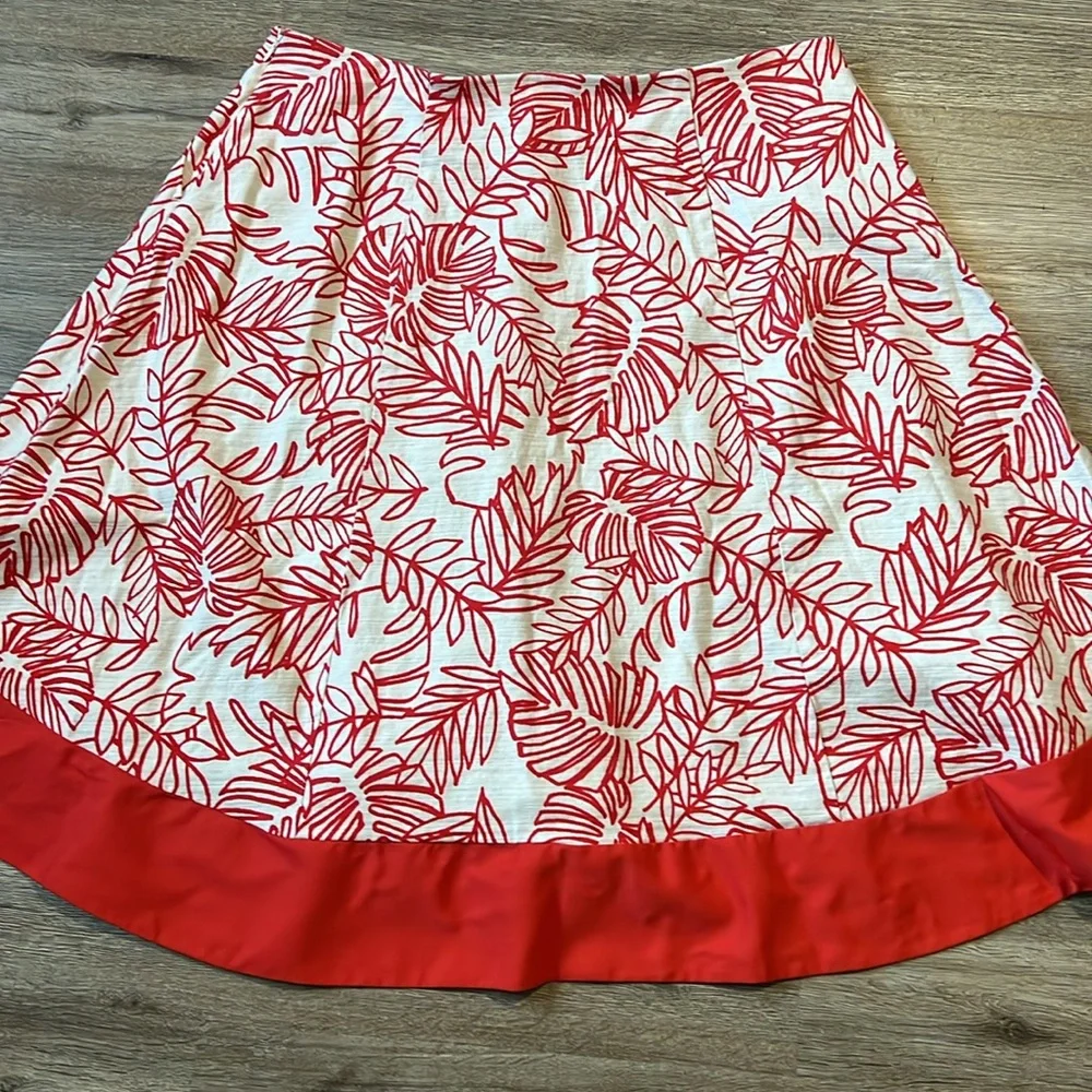 LANE BRYANT Full Skirt with Colorblock Hem Size 18 - Picture 4 of 9